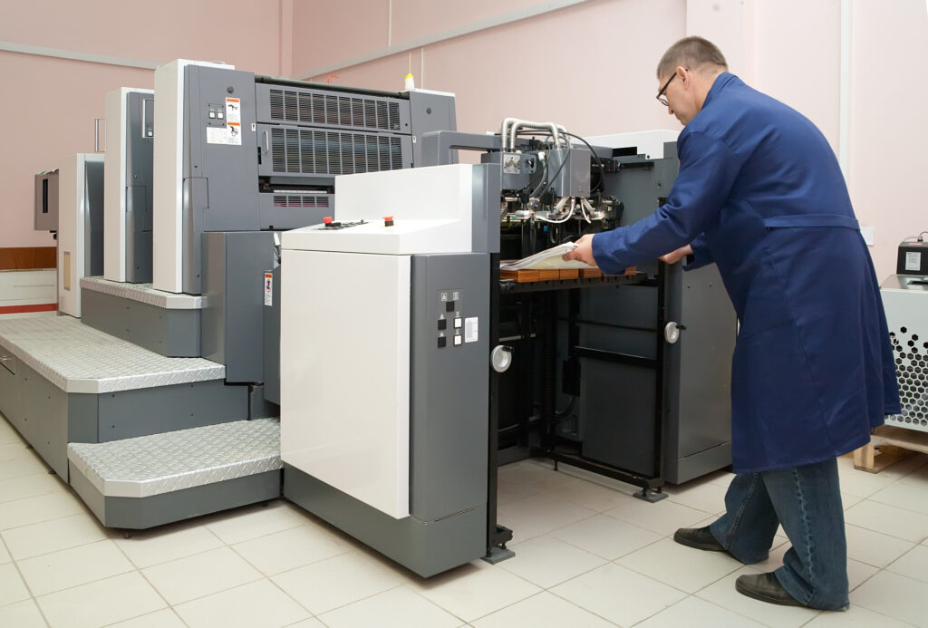 digital printing press in Dubai